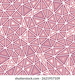 Tileable abstract background with medium-sized triangles in a repeated pattern. One-tone colored style, seamless vector illustration.