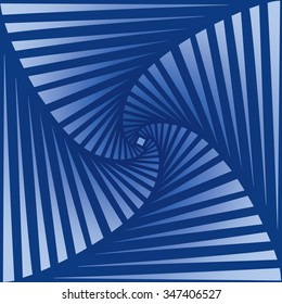 Tileable art quadrangle shape tracery template. Blue and cobalt tile creative recurring torsion grid backdrop