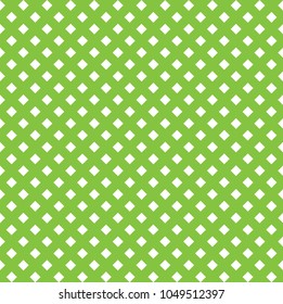 Tileable artistic vibrant lime quadrangle shape spliced form template. Trendy green cubic carpet element. Bright mint color fashion modular mesh retro techno style creative repeat recure fond design