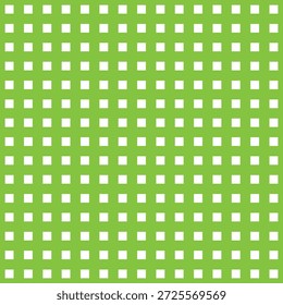 Plantilla empalmada de forma cuadrrangular de cal vibrante artística labrable. Elemento de alfombra cúbica verde de moda. Color de menta brillante moda modular mesh retro techno estilo creativo repetir recurring fond diseño