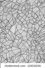 Tile-able graphically handmade vector pattern