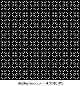 Tileable grid / mesh geometric pattern series. Repeatable monochrome texture.