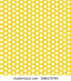 Tileable modern cute recurring buttons. Creative dotted vivid lime grill template. Techno textural fond of light discs. Geometric surface in trendy vintage hipster kid style. Closeup macro view