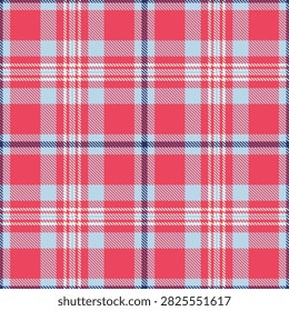 Tileable picnic textile layout features magenta red palette, dense intersecting cords, open windowpane spacing, turquoise checked movement, and decorative finish for tea towels, wallpaper, branding.