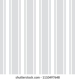 Tileable plain thin light color pinstripe template in artistic simple classic print style on silver fond. Repetition of modern motley bold minimalistic strips. Close-up detail view with space for text