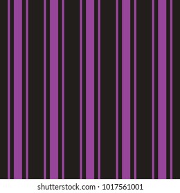 Tileable plain thin lilac color pinstripe template in artistic simple classic violet print style on dark fond. Repetition of modern motley bold mauve strips. Close-up detail view with space for text