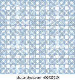 Tileable recurring curvy ribbons light grey color with intricate nodes. Subtle billowy template surface in art retro style. Slim repeat loop