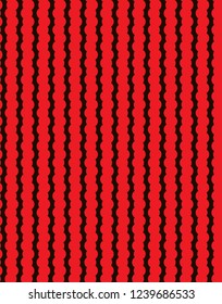 Tileable recurring striped dark card. Creative scarlet template. Web textural fond. Bright surface in trendy artistic style. Closeup view