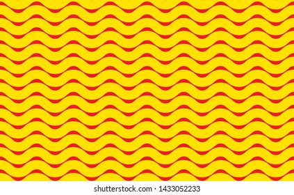 Tileable sinuous warp twisty form tracery light color with dark squiggly bent strokes. Billowy curvy zigzag wavelike template in winding style