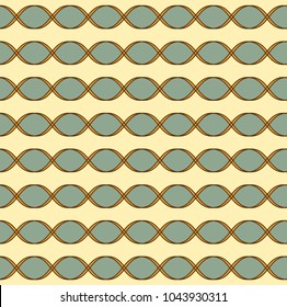 Tileable symmetry wavelike shape dark grey color squiggly thin bent stripes. Billowy curvy form template in art style
