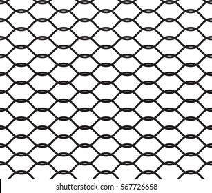 Tileable symmetry wavelike shape dark grey color squiggly thin bent stripes. Billowy curvy form template in art style 