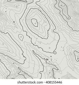 Tileable topographic map background concept with space for your copy, elevation map.