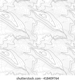 Tileable topographic map background concept with space for your copy, elevation map.
