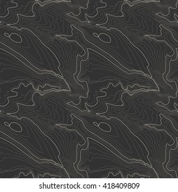 Tileable topographic map background concept with space for your copy, elevation map.