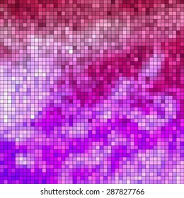 Tiled abstract background with shades of red, vector, pixel