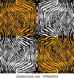 Tiled animal print pattern