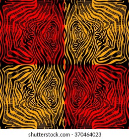 Tiled animal print pattern