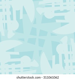 Tiled background of chaotic blue lines and circles 