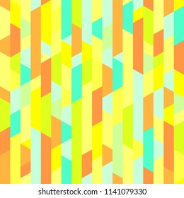 Tiled background. Geometric colored pattern. Abstract wallpaper. Seamless striped texture with segments. Print for banners, posters, flyers and textiles. Greeting cards. Doodle for design