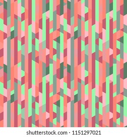 Tiled background. Geometric colored pattern. Abstract wallpaper. Seamless striped texture with segments. Print for banners, posters, flyers and textiles. Greeting cards. Doodle for design