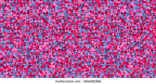 Tiled background. Multicolored seamless texture with many triangles. Geometric colorful wallpaper. Image for flyer, banner or textile