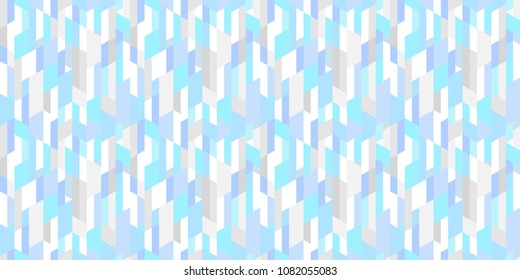 Tiled background with trapeziums and polygons. Geometric pattern. Abstract wallpaper. Seamless light texture. Print for banners, posters, flyers and textiles. Greeting cards. Doodle for design