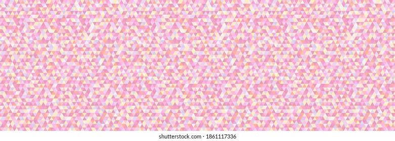 Tiled colorful pattern with triangles. Seamless triangle wallpaper. Doodle for your design