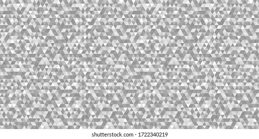 Tiled pattern from triangles. Seamless abstract texture. Triangle multicolored background. Black and white illustration. Print for polygraphy, banners and textiles