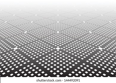 Tiled textured surface. Abstract geometric background. Vector art.