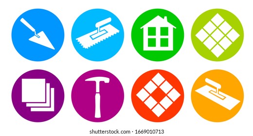 tiler service buttons in vector quality