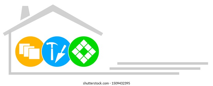 Tiler Service Vector Illustration Logo