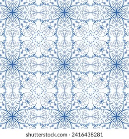 tiles abstract background. Hand drawn illustration