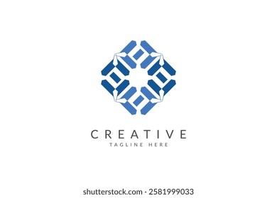 Tiles business logo design vector illustration.