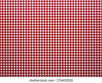 Tiles checkered red background with vignette