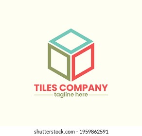 Tiles Company Logo With Construction, Tiles Floor, Decoration, Tiler, Tiles Pattern, Tiles, Building, And Business Company Logo.