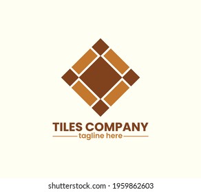 Tiles company logo with construction, tiles floor, decoration, tiler, tiles pattern, tiles, building, and business company logo.