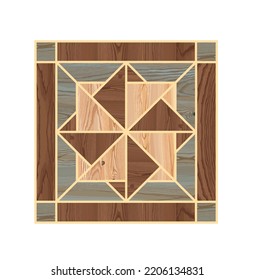 Tiles Design, Tiles Wooden Geometric Shapes, Wooden Decor Floor Tile