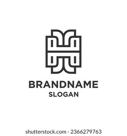 Diseño creativo del logotipo del suelo de baldosas