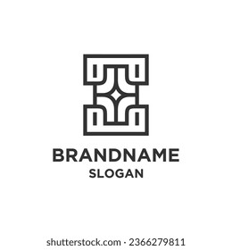 Tiles flooring logo design creative