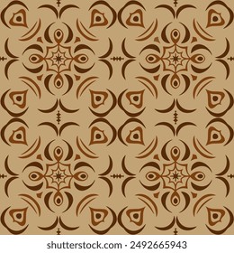 tiles floral design elements. Seamless patterns, seamless borders, circle frame. Beautiful for any plain and chic elegance designs and wallpaper