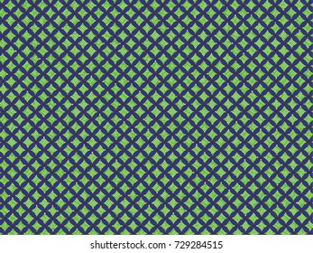 Tiles Green art Batik Pattern