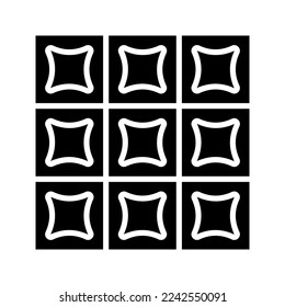 Tiles icon. sign for mobile concept and web design. vector illustration