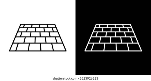 Vetor de ícone de blocos para aplicativo móvel e Web. Símbolo isolado.