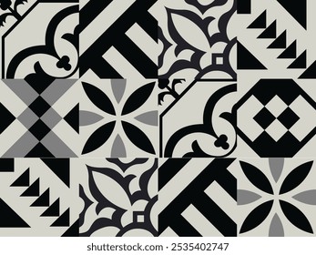 tiles illustration artwork, pattern, place print