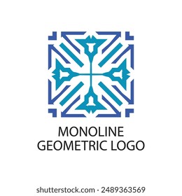 Tiles with letter X monogram logo design