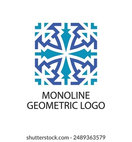 Tiles with letter X monogram logo design