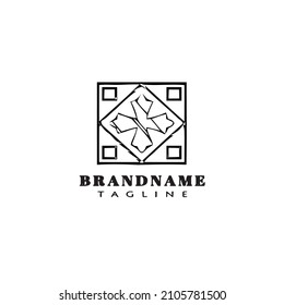 tiles logo cartoon icon design template modern isolated vector illustration