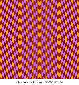 Tiles ornament. Seamless pattern. Patchwork motif. Tribal backdrop. Mosaic image. Geometric illustration. Parquet background. Ethnic textile print. Geometrical paper.