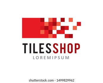 Tiles or Paper logo symbol or icon template