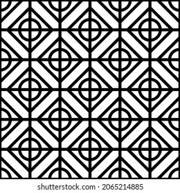 Tiles Seamless Pattern Design . Vector Illustration.